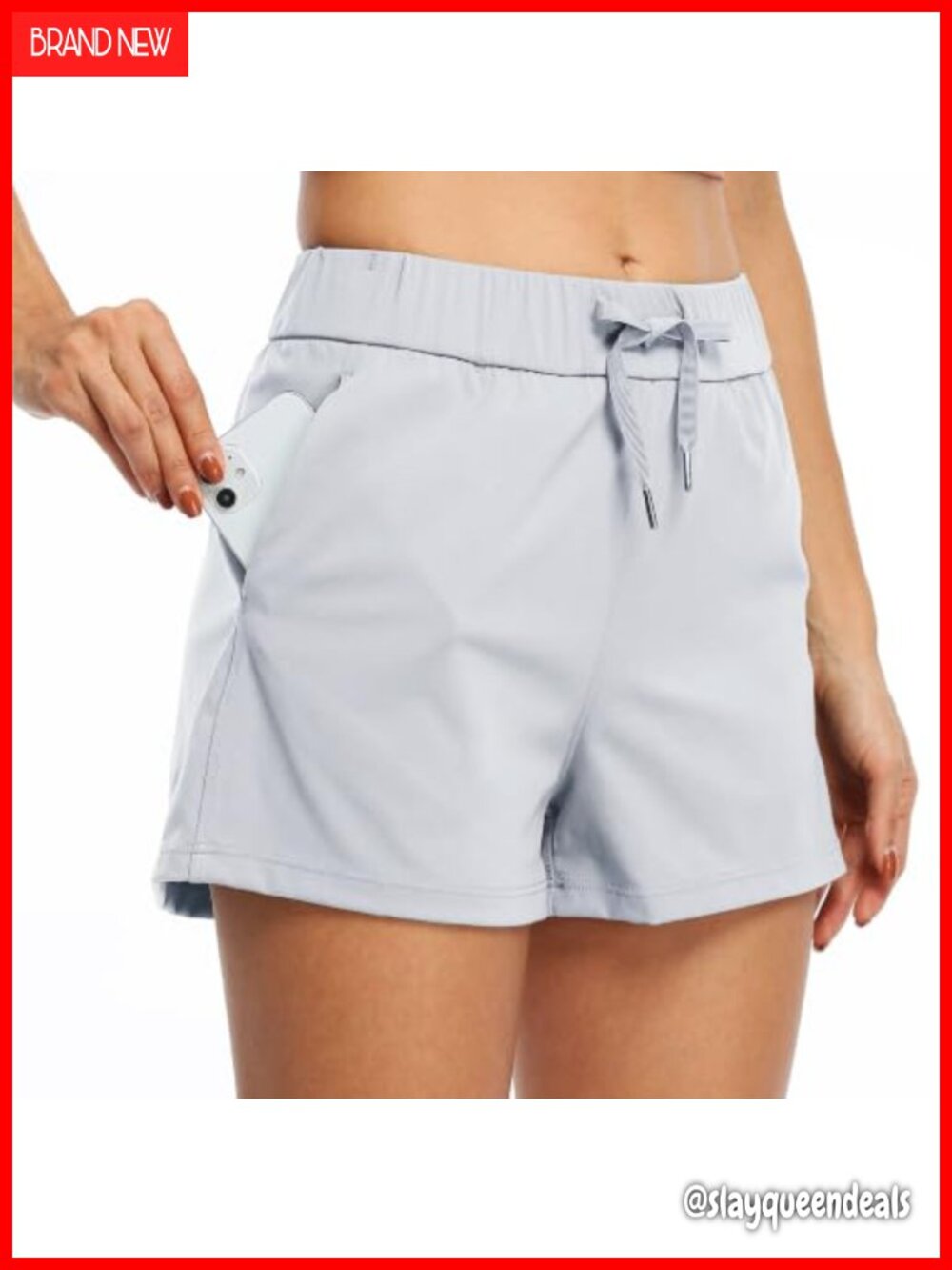 Women's Hiking Athletic Shorts Nylon Spandex 2.5" Inseam with Pockets